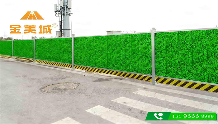 德阳市政工程临时围挡：安全防护与警示标识设置