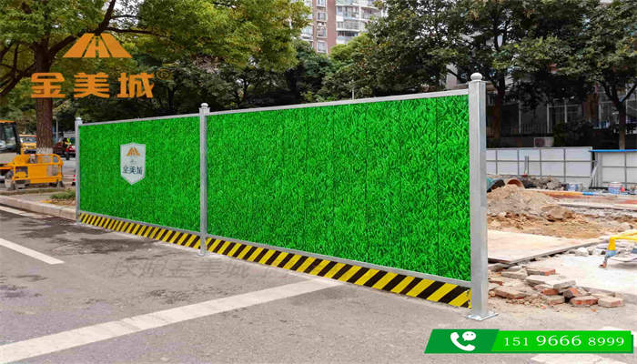 南充嘉陵区绿化公司采购灯杆及灯具安装彩钢围挡 照明工程标准化围蔽