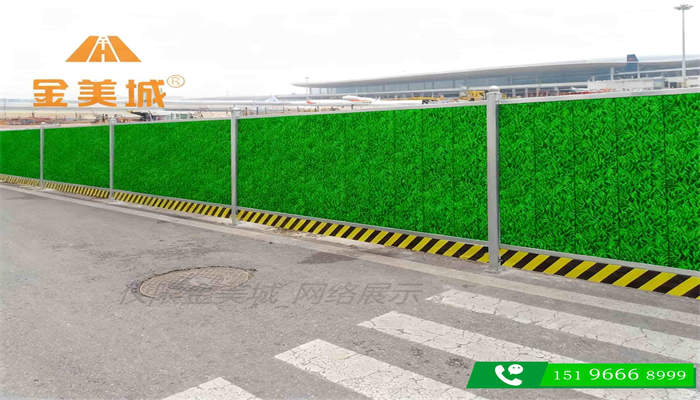 德阳中江县农业产业园2.5米高施工围挡临时出入口管理要求