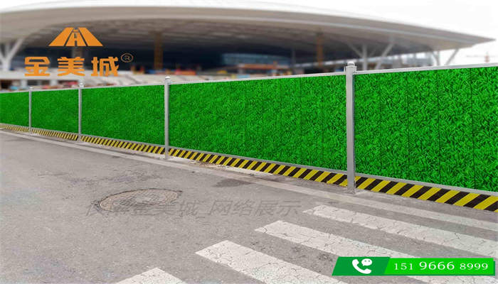 绵阳梓潼县两弹城文旅提升工程金美城围挡厂3.0米高施工围挡历史风貌协调做法