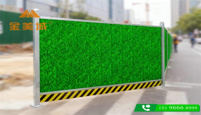 南充顺庆区城市道路更新项目金美城围挡厂市政道路改造围挡板高度合规说明